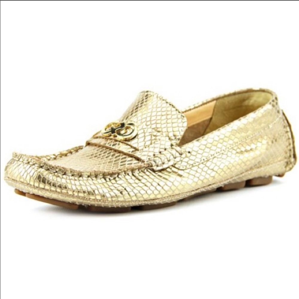 Cole Haan | Shelby Gold Driving Loafer Moccasins